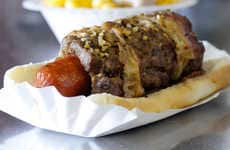 Triple-Meat Stadium Hot Dogs