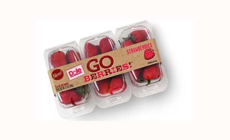 Snapping Snack Fruit Packaging