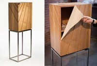 Peeling Door Cabinet Furniture Image 3