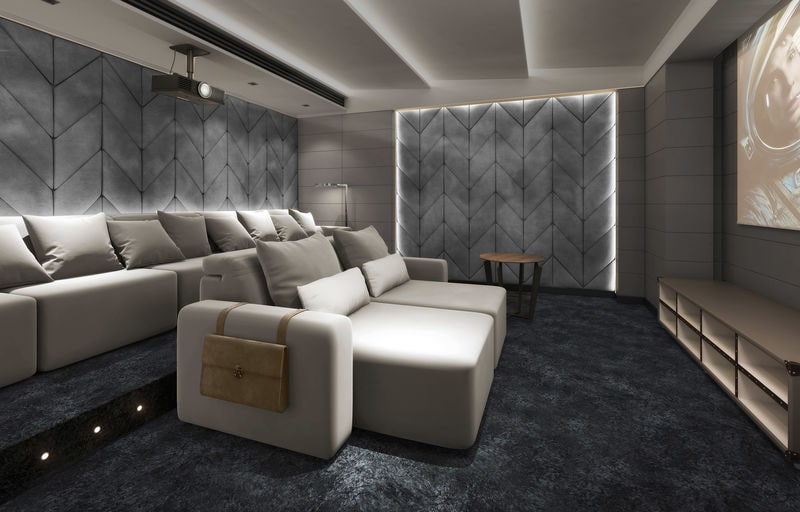 Plush Cinema Seating