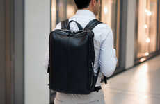 Minimalist Leather Backpacks