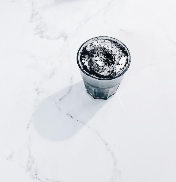 Detoxifying Charcoal Lattes