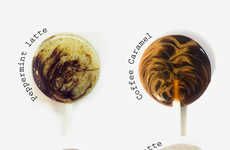 Latte-Flavored Lollipops