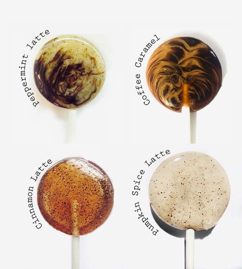 Latte-Flavored Lollipops