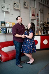 Comic Fan Engagement Portraits Image 2