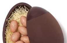 Nest-Like Chocolate Eggs
