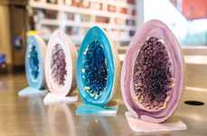 Geode-Inspired Easter Chocolates