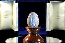 Egg-Shaped Diamond Photo Frames