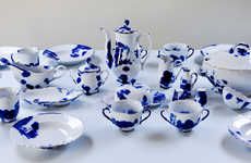 Print-Marked Porcelain Tableware