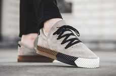 Ultra-Modern Suede Sneakers