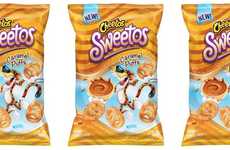 Caramel Puffed Corn Snacks