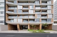 Alternately Angled Apartment Balconies Image 3