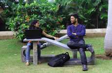 Cross-Sectional Public Benches