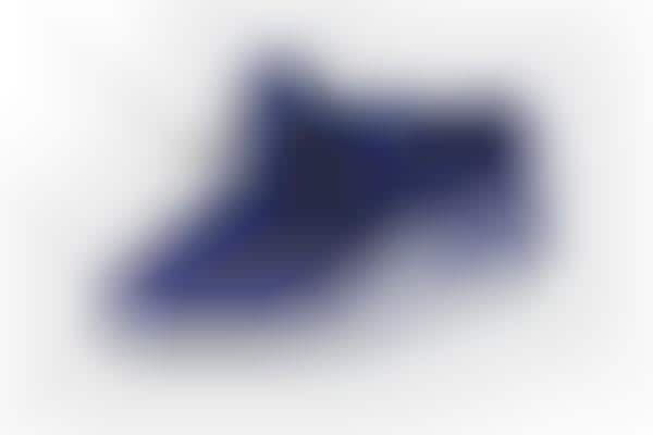 Denim Bow-Accented Sneakers