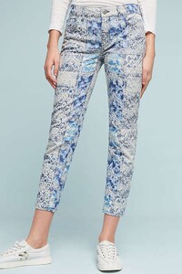 Ornately Printed Denim Image 2