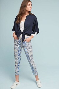 Ornately Printed Denim Image 3