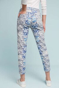 Ornately Printed Denim Image 4