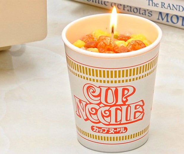 Ramen Noodle Cup Candles