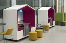 Unused Space-Utilizing Office Pods