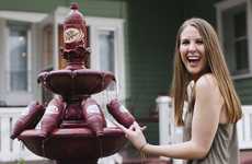 Life-Sized Soda Spouts