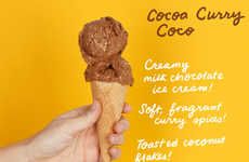 Cocoa Curry Ice Creams