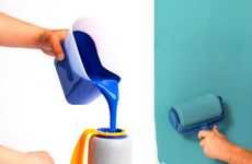 Paint-Filled Wall Rollers