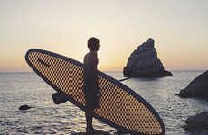 Recycled See-Through Paddle Boards