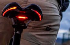 Light-Embedded Bike Seats