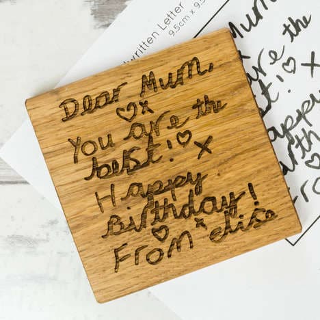 Handwritten Keepsake Coasters