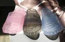Textured Jelly-Like Sandals