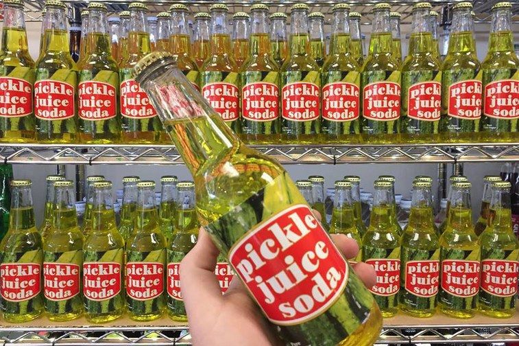 Pickle Juice Soda Pops