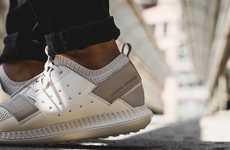 Knit Monochrome Sneakers