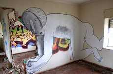 Murals of Distraught Nudes