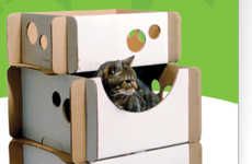 Corrugated Cat Habitats