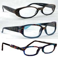 Handpainted Eyeglasses Image 2