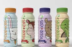 Anthropomorphic Kids' Juice Branding