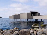 Stilted Seaside Bathhouses Image 6
