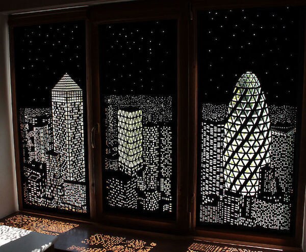 Cityscape Blackout Blinds