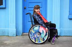 Decorative Wheelchair Decals
