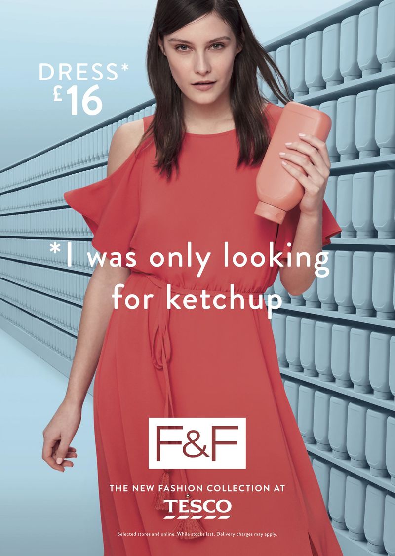 Fashion-Focused Supermarket Ads