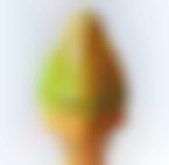 Gold Leaf Gelato Cones