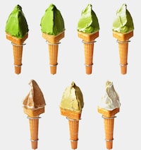 Gold Leaf Gelato Cones Image 3