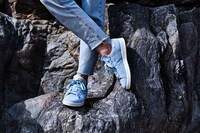 Minimalist Sky Blue Sneakers Image 3