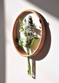 Circular Wooden Vases Image 2