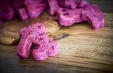 Beet-Infused Dog Biscuits