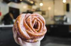 Rose-Shaped Doughnuts