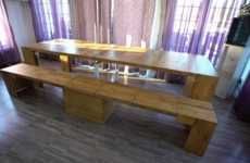 Rustic Extendable Benches