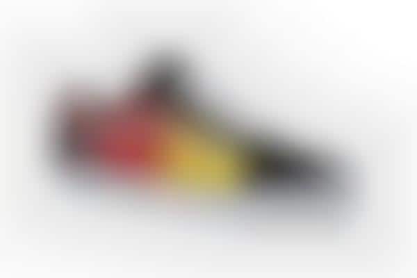 Custom Flame-Emblazoned Sneakers