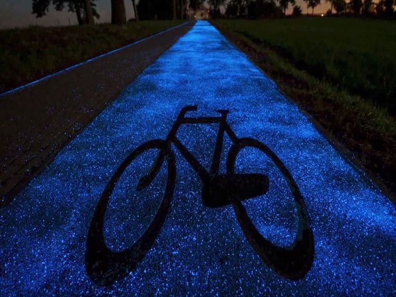 Solar-Powered Bike Lanes