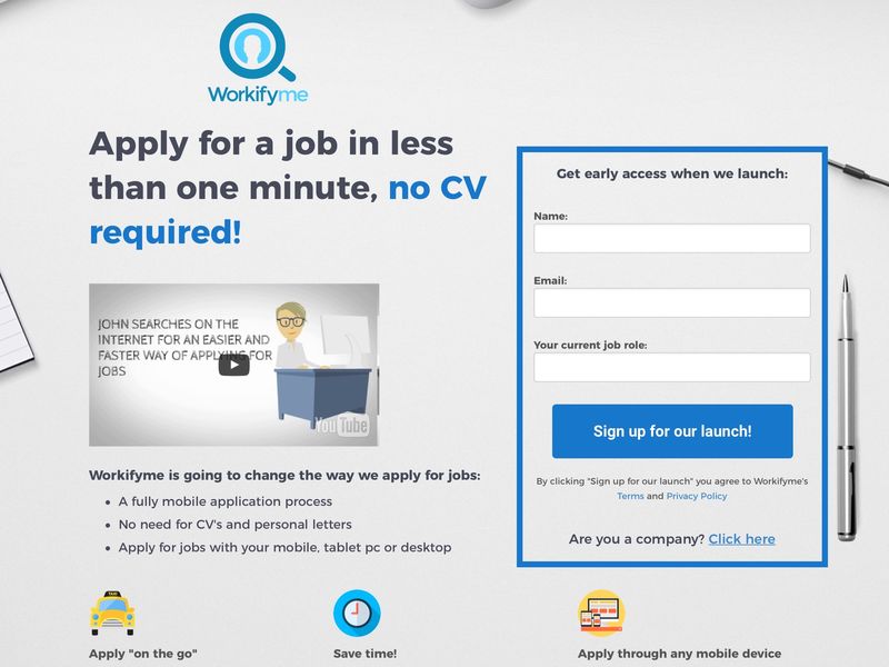Resume-Free Job Apps